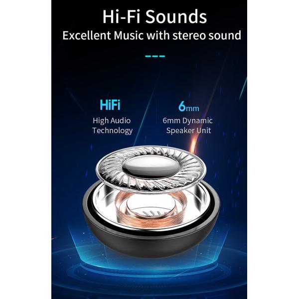 5D Stereo Tws Bluetooth 5.0 Earphone Stereo Wireless Earbus HiFi Sound Sport Earphones Handsfree Gaming Headset