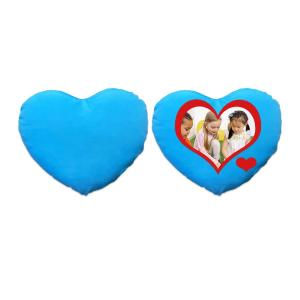 Sublimation Heart Cushion Peach Skin Velvet Throw Sublimation Pillow Cover