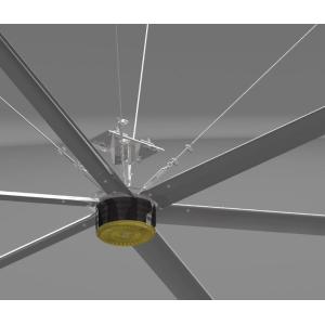 China Aluminum Hvls High Volume Low Speed Ceiling Fans Residential wholesale