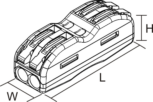 Fast Wiring Quick Wire Connectors Tinned Copper Contact Materal Industrial