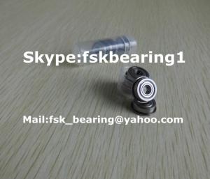China Metric F605ZZ Miniature Flanged Ball Bearings 5mm x 14mm x 5mm wholesale