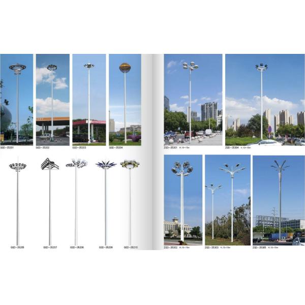 10 FT Light Poles Steel Lighting Pole Metal Sign Posts And Supports