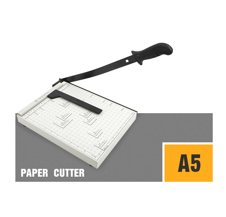 17Kg Manual Paper Cutter 12 inch Guillotine for 400 Cutting Sheets 858 A4 Trimmer