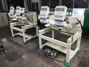 China Two Heads Embroidery Machine Made In China With 15 Needles For Cap And T Shirts wholesale