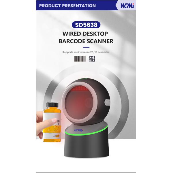 A Alipay 2D Barode Scanner Pdf417 Qr Code Reader for Supermarket Driver License 2D Bar Code Reader Barcode Scanner