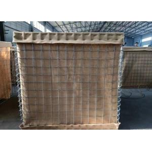 Military Sand Barriers 4mm Spiral Zn Coated 2mm Geotextile