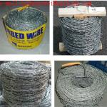barbed wire fence accessories/barbed wire price per foot/roll barbed wire price