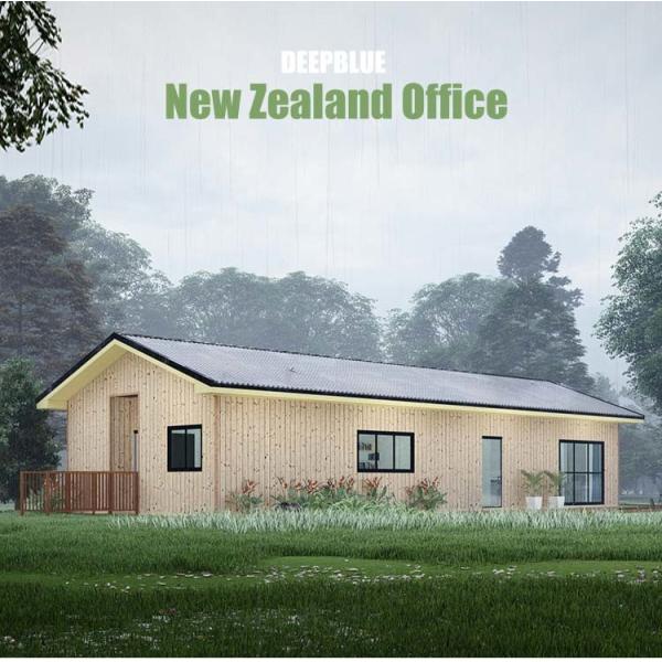 New Zealand Standard Light Steel Frame Prefab Wooden Home Beach Bungalows Office