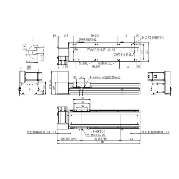 Faster Long High Speed Stroke Slide Table with ±0.1mm Precision Efficiency