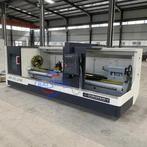 China Heavy Duty Cnc Lathe Machine Fanuc Controller Flat Bed wholesale