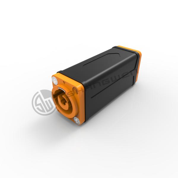 Outdoor Powercon Connector Coupler Adapter Gender Male Male Adapter Power Connector For Linking Cables