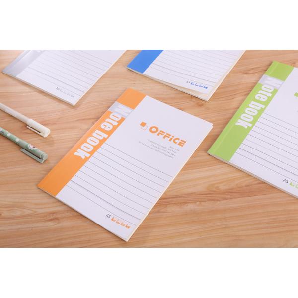 32k School Cute Stationery Flower Printed Paper Kraft Notebooks Soft Cover Customized