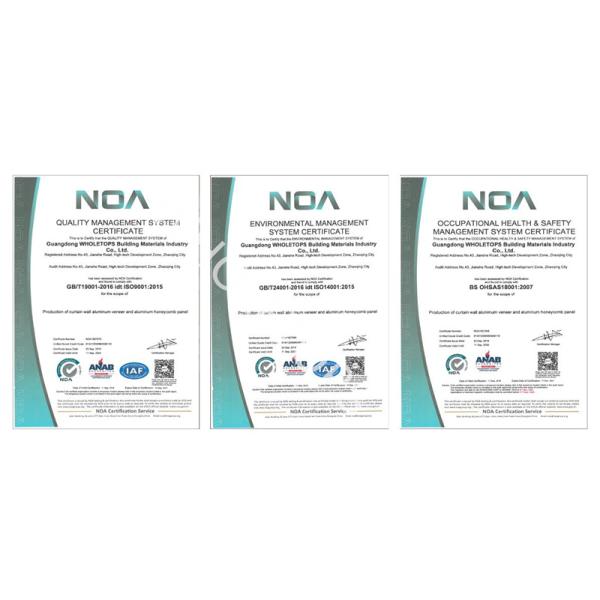 SGS Certificate Waterproof 1.5MM Aluminum Cladding Panel For Building Decoration