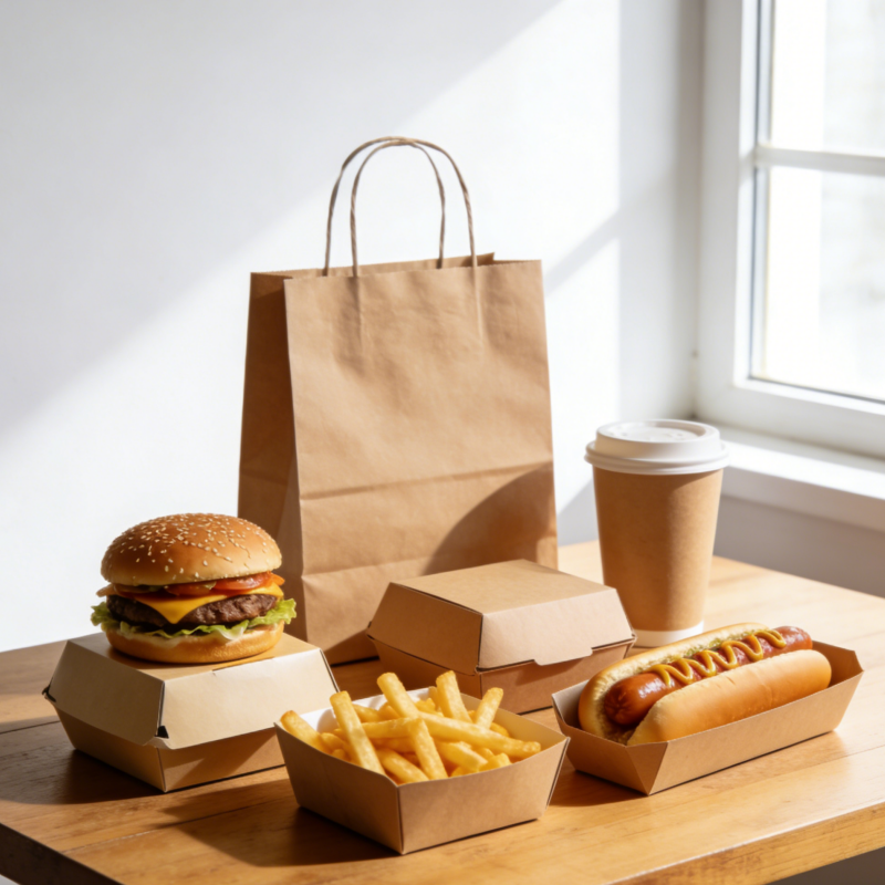 China Wholesale set customized fast food food grade burger french fries fried chicken hot dog box on sale