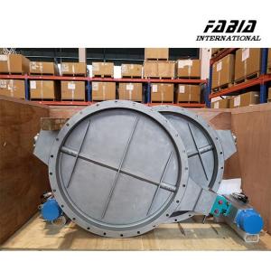 China DN500 Pneumatic Marine Butterfly Valve BV High Temperature valve High Efficiency Emission Reduction wholesale