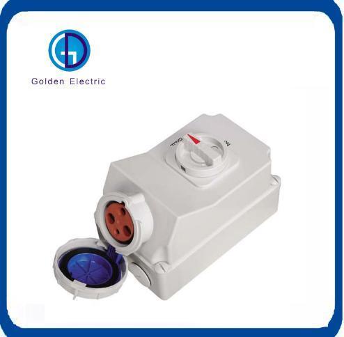 Industrial Mechanical Interlock Socket and Switch 16A 32A