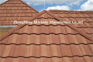 China Aluminum Coils Stone Coated Roof Tile Machine For Classic Tiles 315 Ton capacity wholesale