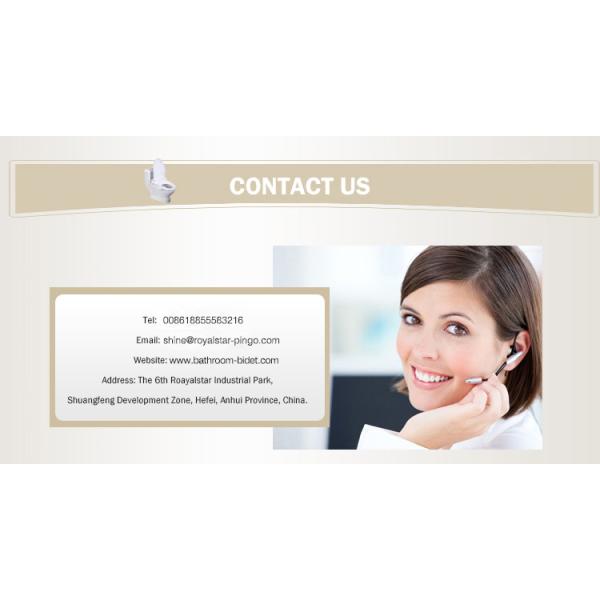 SL620 Toilet Cleaning Pressure Adjusting White/Silver Color Massage Modern Bidet