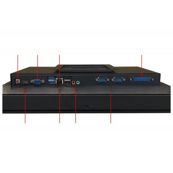 1920*1080 21.5 inch led backlight pos touch screen lcd pop up display with mini PC Win11/Android/ Linux OS