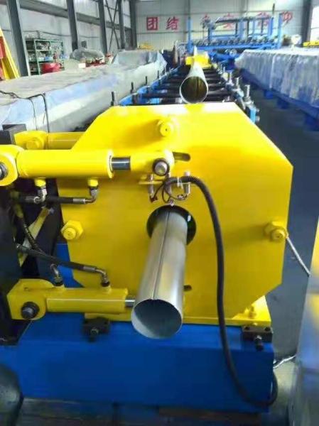 Quality Steel Downspout Pipe Roll Forming Machine Custom Color Energy Saving for sale