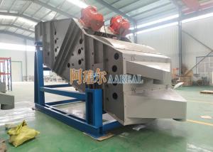 China Linear 180*500cm Rectangular Vibrating Screen For Silica Sand wholesale
