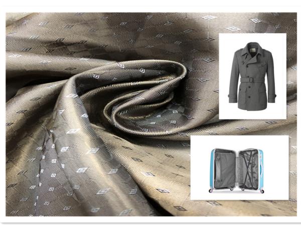 Quality Soft Texture Anti Static Lining Fabric , 68D * 120D Men's Suit Lining Fabric for sale