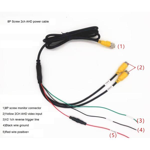 7 Inch Ai Active Blind Spot Car Detection TFT Car Monitor Camera BSD System For Vehicles