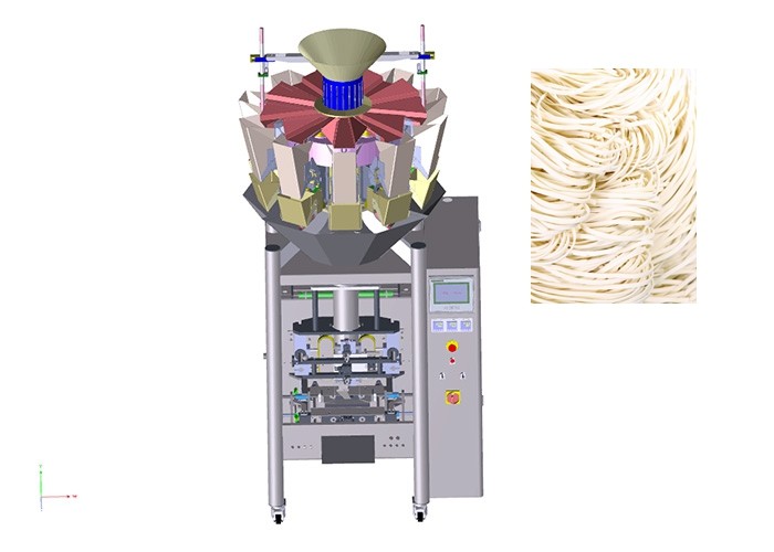 China Noodles Linear Weigher Packing Machine With Multiheads Scale Electric Driven wholesale