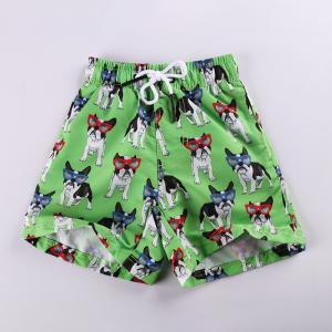 China Mens Pant Print 100% Polyester Quick Dry Swim Trunks wholesale