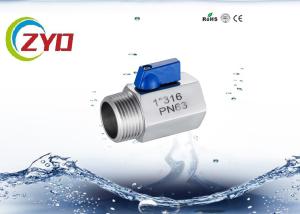 China Threaded Stainless Steel Shut Off Valve For Pneuma / Water High Pressure wholesale