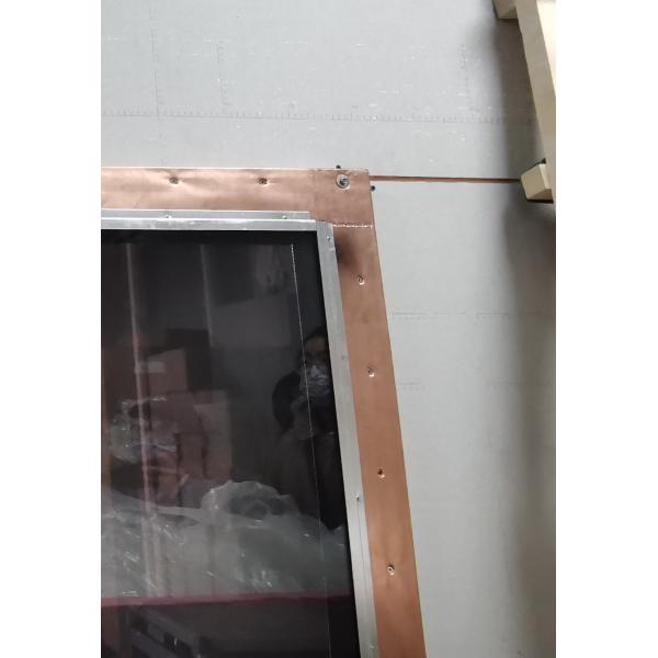MRI Wall Emi Rf Shielding Shielded Windows Black Copper Mesh 5mm