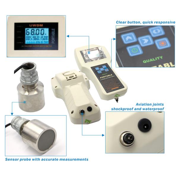 50m 300m Ultrasonic Sensor Transmitter Handheld water level sensor using ultrasonic