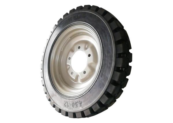 Quality GNSTO Solid Rubber Tricycle Tires 450-15 Honeycomb Shape Structure for sale