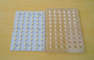 Outdoor Waterproof Led Reflector Lens Array PCB Solder 60w Led Multi Lens Array