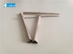 Triangular Shape Gasket / Shielding Foam Gasket Fiber Over Foam Strip