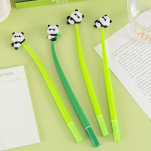 China 10Pcs Soft Panda Pen Cute Gel Pens Kawaii Cartoon Animal Panda Pens 0.5mm Black Gel Ink Pens Novelty Squishy Pens Signature Pen Fun Writing Pens For Kids Student Gifts Panda Party Favors Stationery on sale