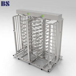 China Security Flexible Electronic Turnstile Gates , Acrylic Arm Rotating Security Gates wholesale