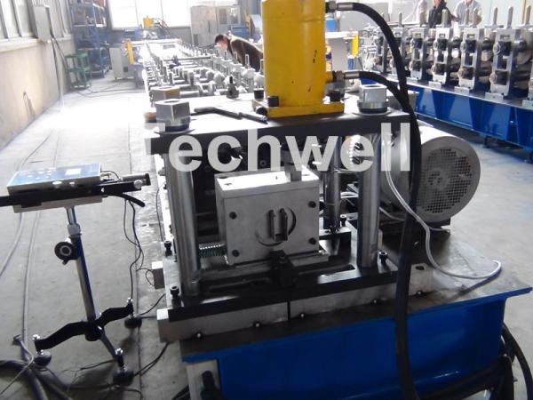 Quality Solar Strut Channel Cold Roll Forming Machine With Servo Feeding Device & Press Punching Machine for sale