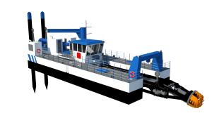 Sand Filling Hydraulic Cutter Suction Dredger Small Sand Dredging Machine
