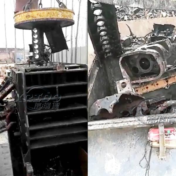 3-5t/h High Efficiency Scrap Steel Iron Crusher Machine Pig Iron Crusher Cast Iron Crusher