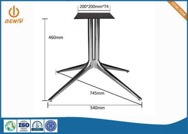 Quality OEM Aluminum ADC12 Office Furniture Spare Parts Metal Coffee Tables for sale