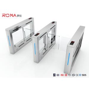 China Fully Automatic swing barrier turnstile With DC24V Brushless Motor wholesale