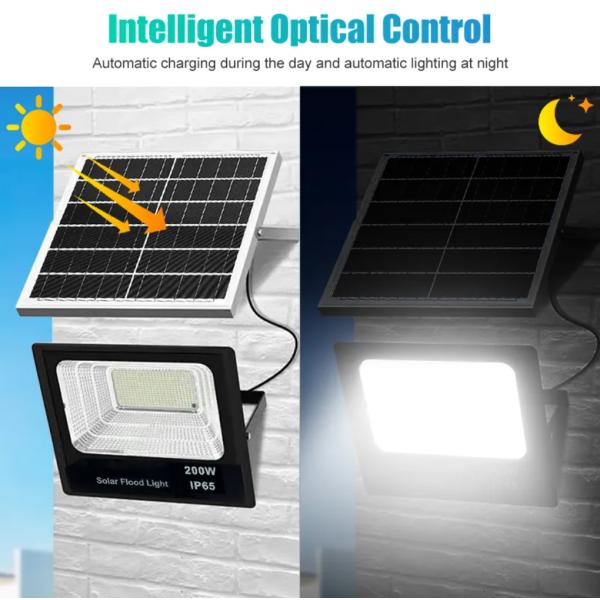 100- 2000W Home Factory Customized Floodlight Outdoor Street Lamp Led Solar Flood Light