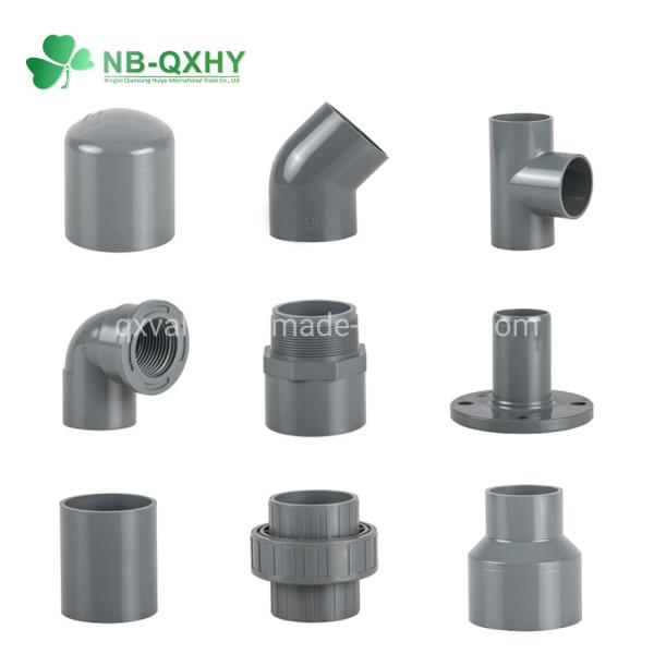 UPVC Pipe Fitting PVC Male/Female Union Elbow with BS