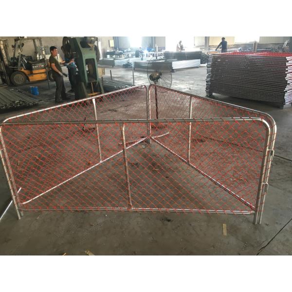 Rubbish Cage 50mm*50mm orange chain link infilled mesh construction barriers