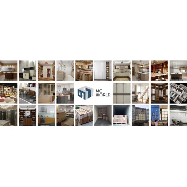 Complete kitchen cabinet set with countertop