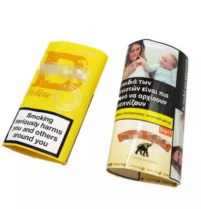 Heat Seal Foil Mylar Plastic 100g Hand Rolling Cigar Tobacco Leaf Pouch Packaging Bag