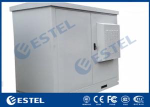 China Dual Compartment Outdoor Rack Mount Enclosure Weatherproof With PDU EMS UPS Optional wholesale