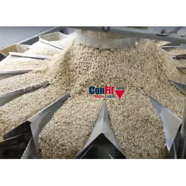 China Dust Free Multihead Weigher Machine For Oatmeal Cereals wholesale