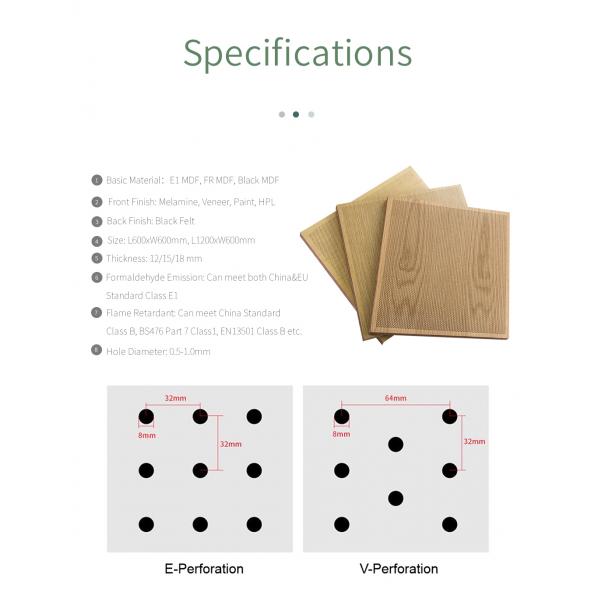 Contemporary Design Micro Perforated Acoustic Panels For 0.5mm Micro Hole